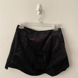 Design Lab Black Velvet Skort